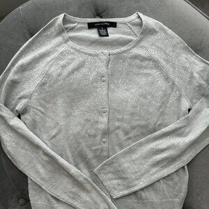 Metallic Cardigan Sweater